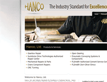 Tablet Screenshot of hancoinc.com